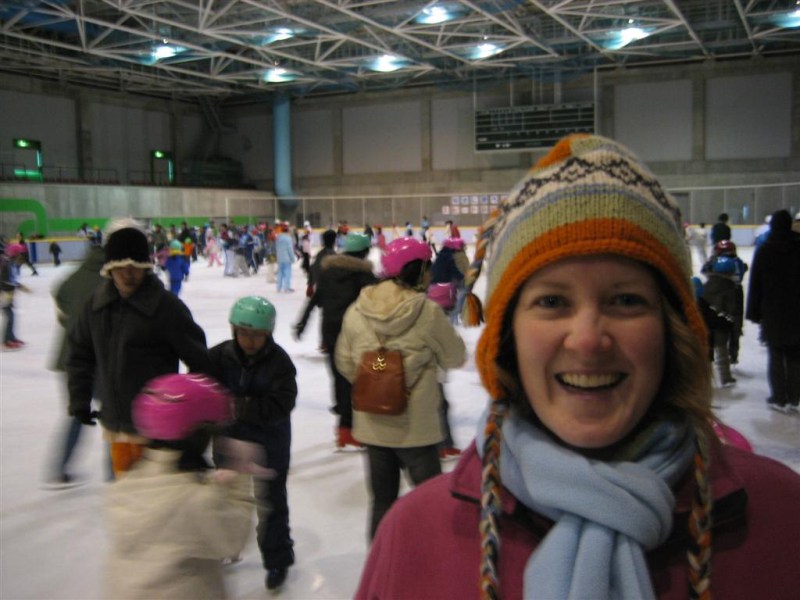 Jen at Ice Skating Rink