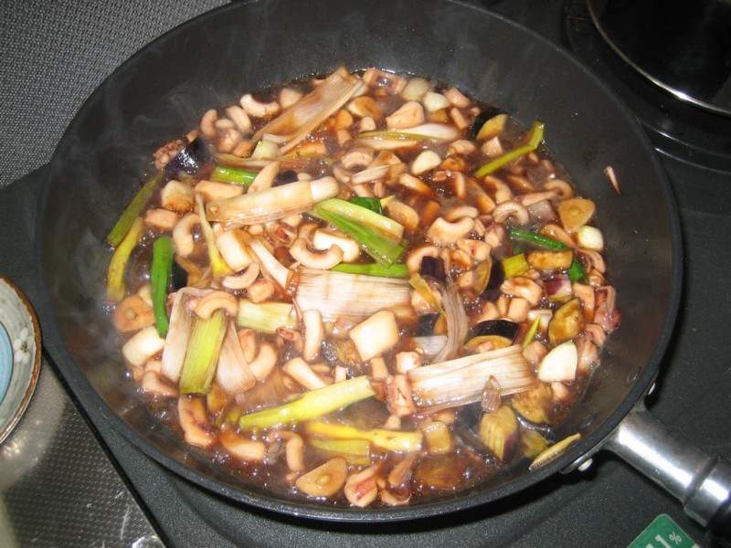 Random squid stir-fry