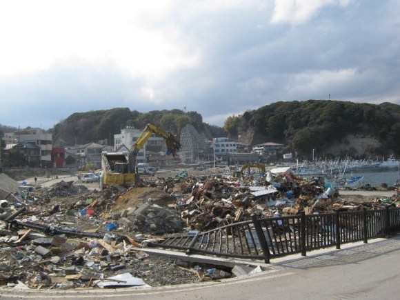 Tsunami damage