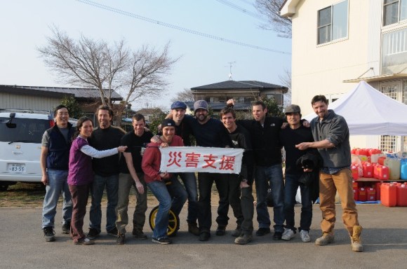 Tsunami relief team